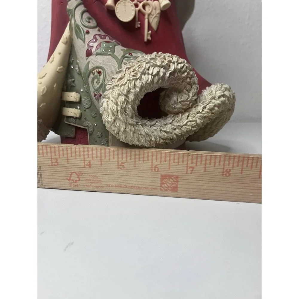Retired Enesco The Heart Of Christmas Santa‎ Claus Figurine Marked 4027168